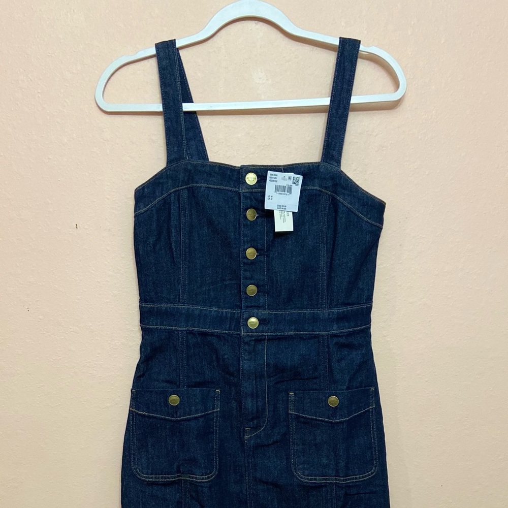 American Eagle Denim Button-Up Midi Dress - Picture 4 of 8